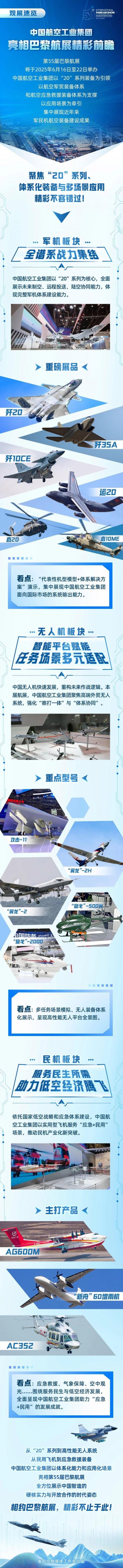 众诚速配 官宣了！歼10CE、歼35A即将亮相巴黎航展 中国航空工业重磅参展